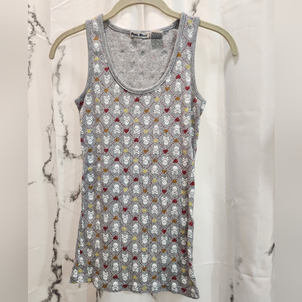 Skull And Cross Bones Tank Top